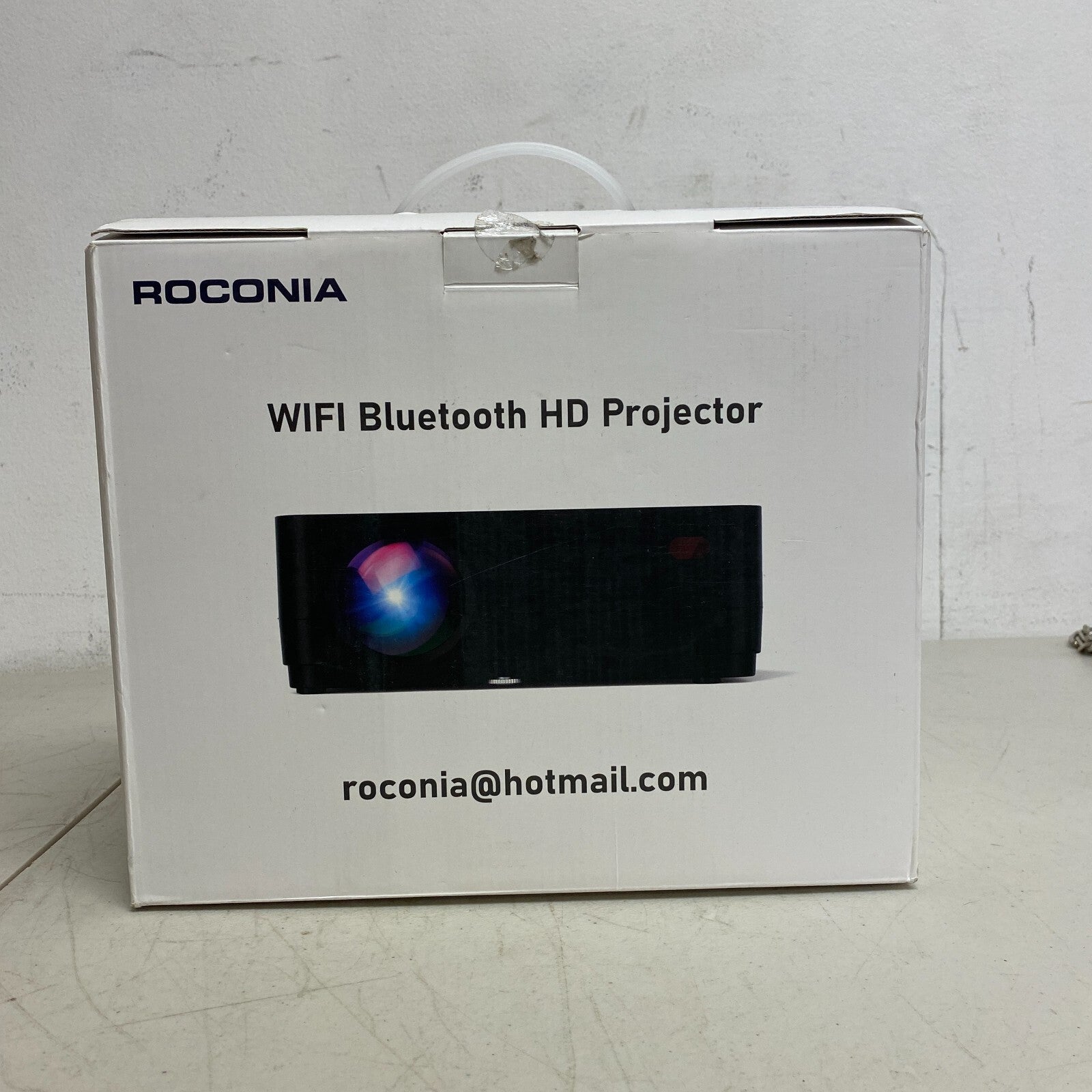 Roconia 150" Class FHD (1080p) LED Projector Movie Video Home Theater w/ Screen"
