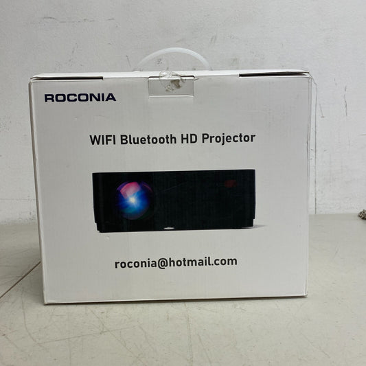 Roconia 150" Class FHD (1080p) LED Projector Movie Video Home Theater w/ Screen"