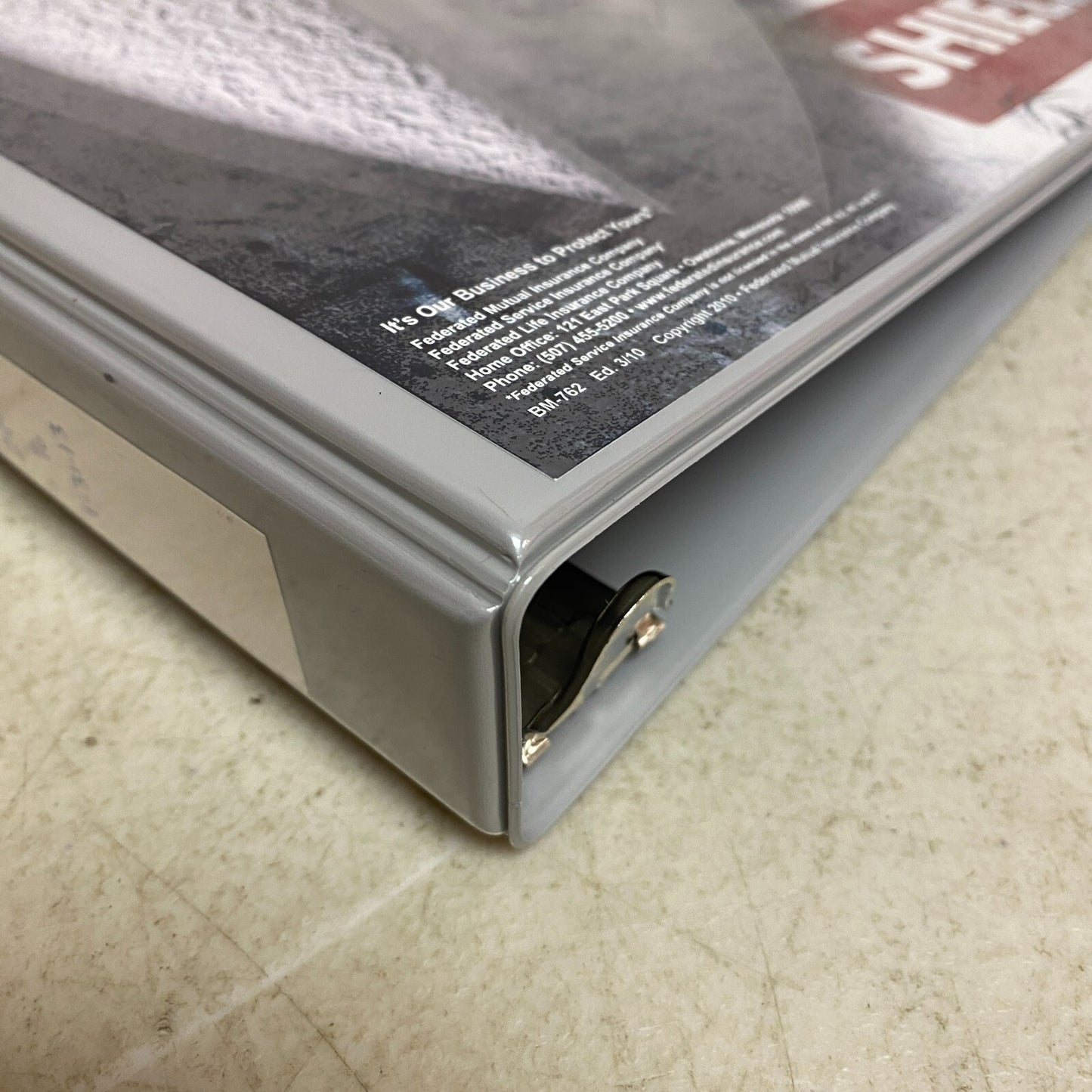 Federal Insurance 1 1/4" Round Ring Binder , #1196-1CP