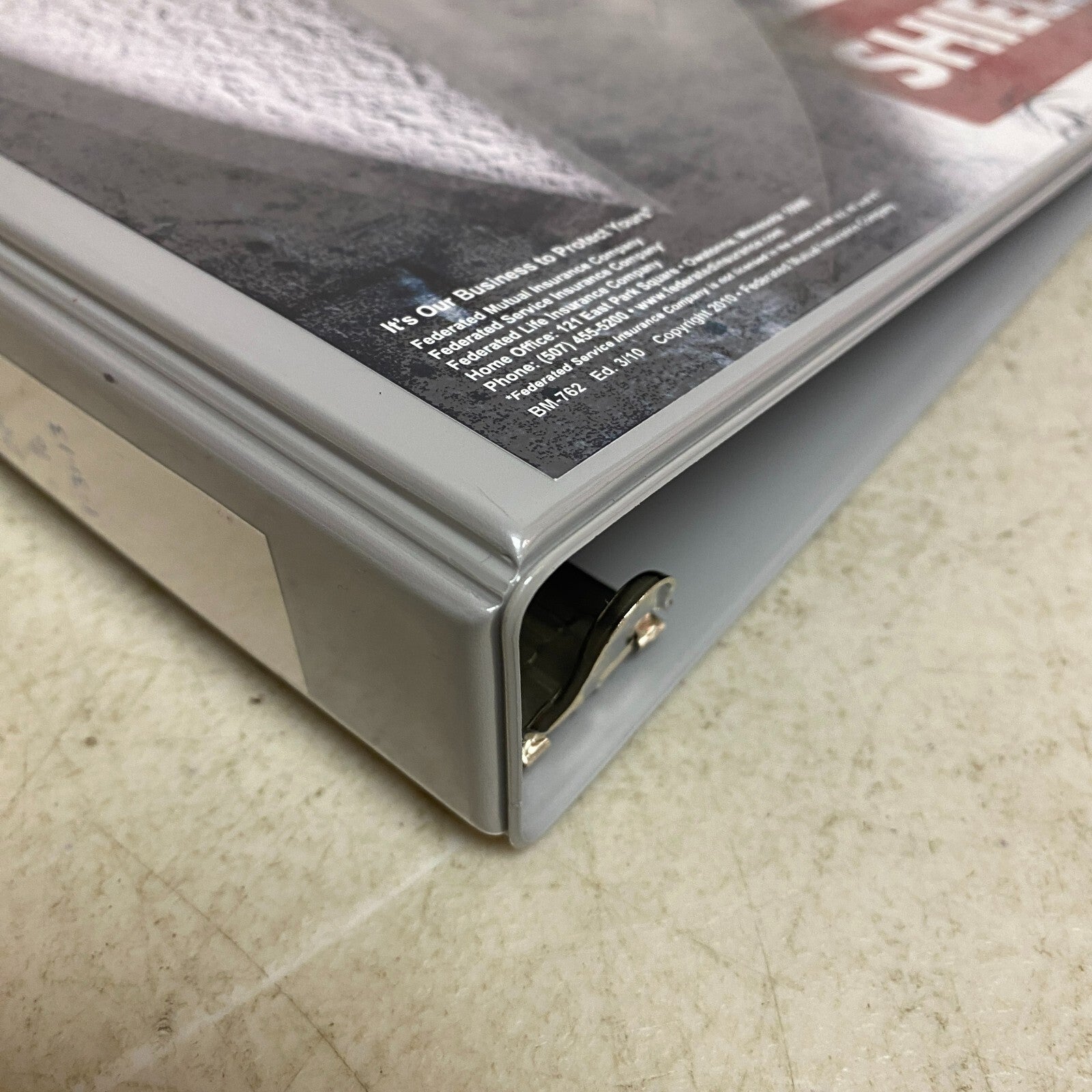 Federal Insurance 1 1/4" Round Ring Binder , #1196-1CP