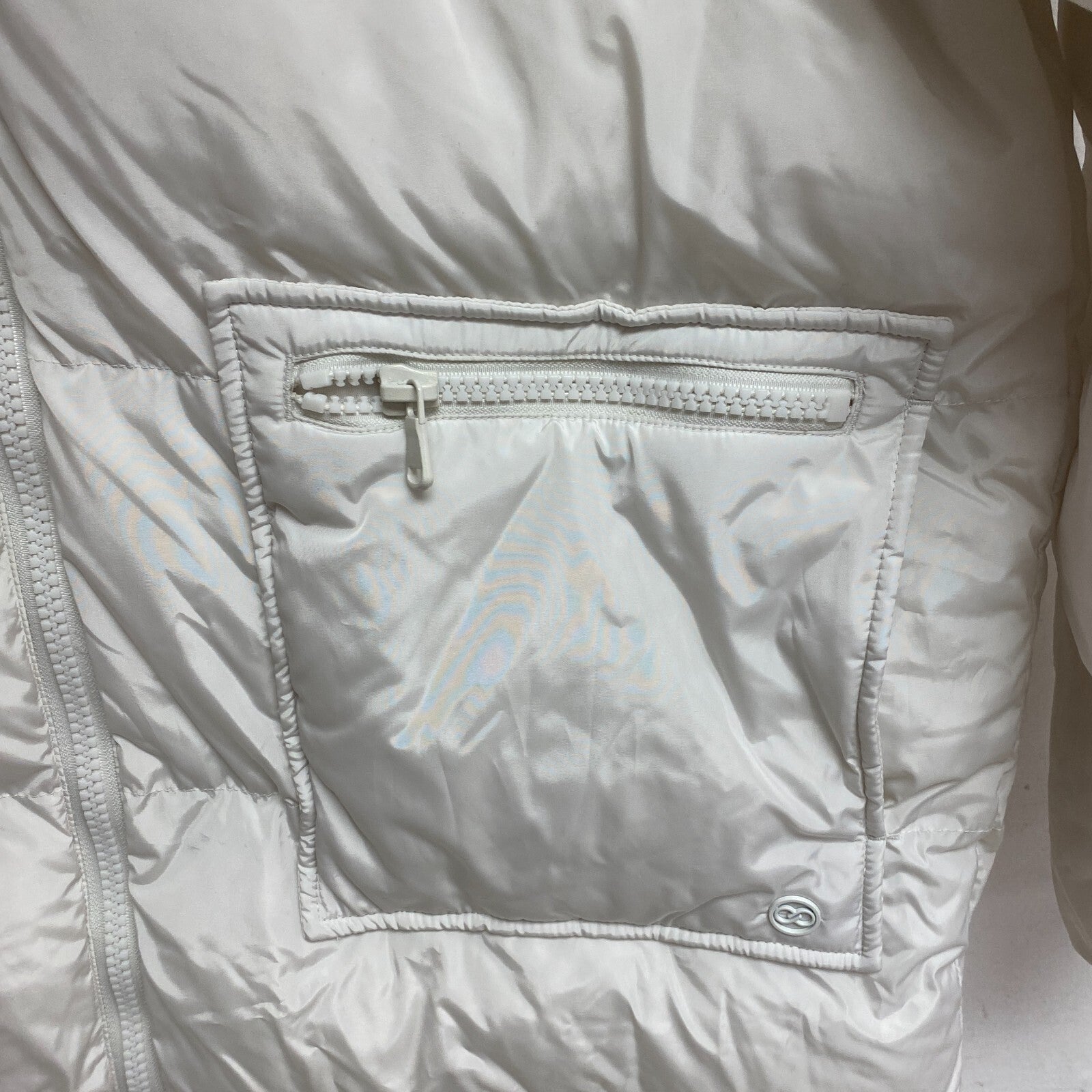 CALIA WOMENS OUTWEAR LONG LINE SNAP PUFFER JACKET CLOUD COVER WAX36033 NEW!