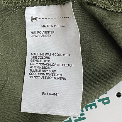 DSG Women's Relaxed Fold Over Waist Flared Leggings Inky Olive DAW23307
