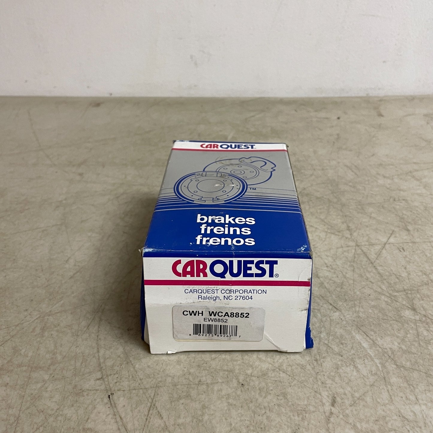 Carquest Wearever Drum Brake Wheel Cylinder WCA8852 1-1/8" Bore Silver Front