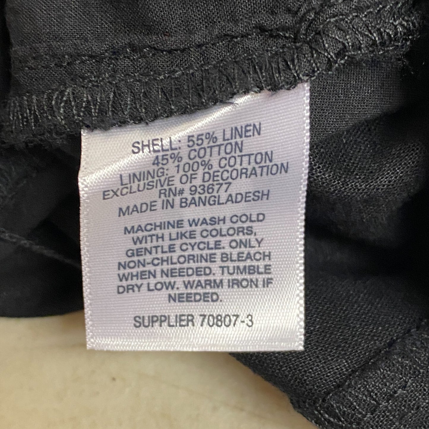 Ana a new approach sleeveless black roundneck see through chest open back Size S