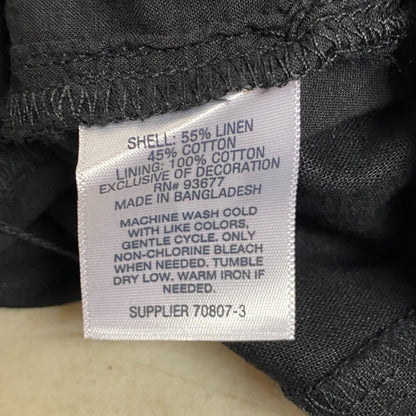 Ana a new approach sleeveless black roundneck see through chest open back Size S