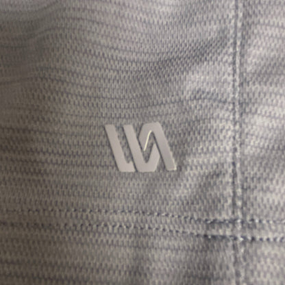 VRST Mens SS Icon Tee Stripe Steel Grey Heather Solid Short Sleeve MAX100331