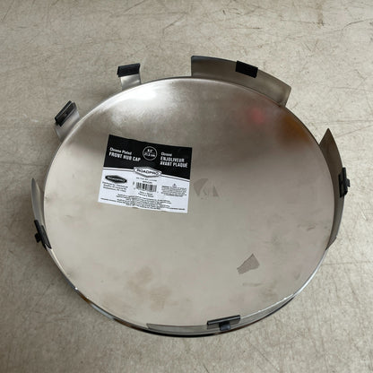 RoadPro RPFHC6N Chrome Plated 8.5" Steel Rounded Top Front Hubcap