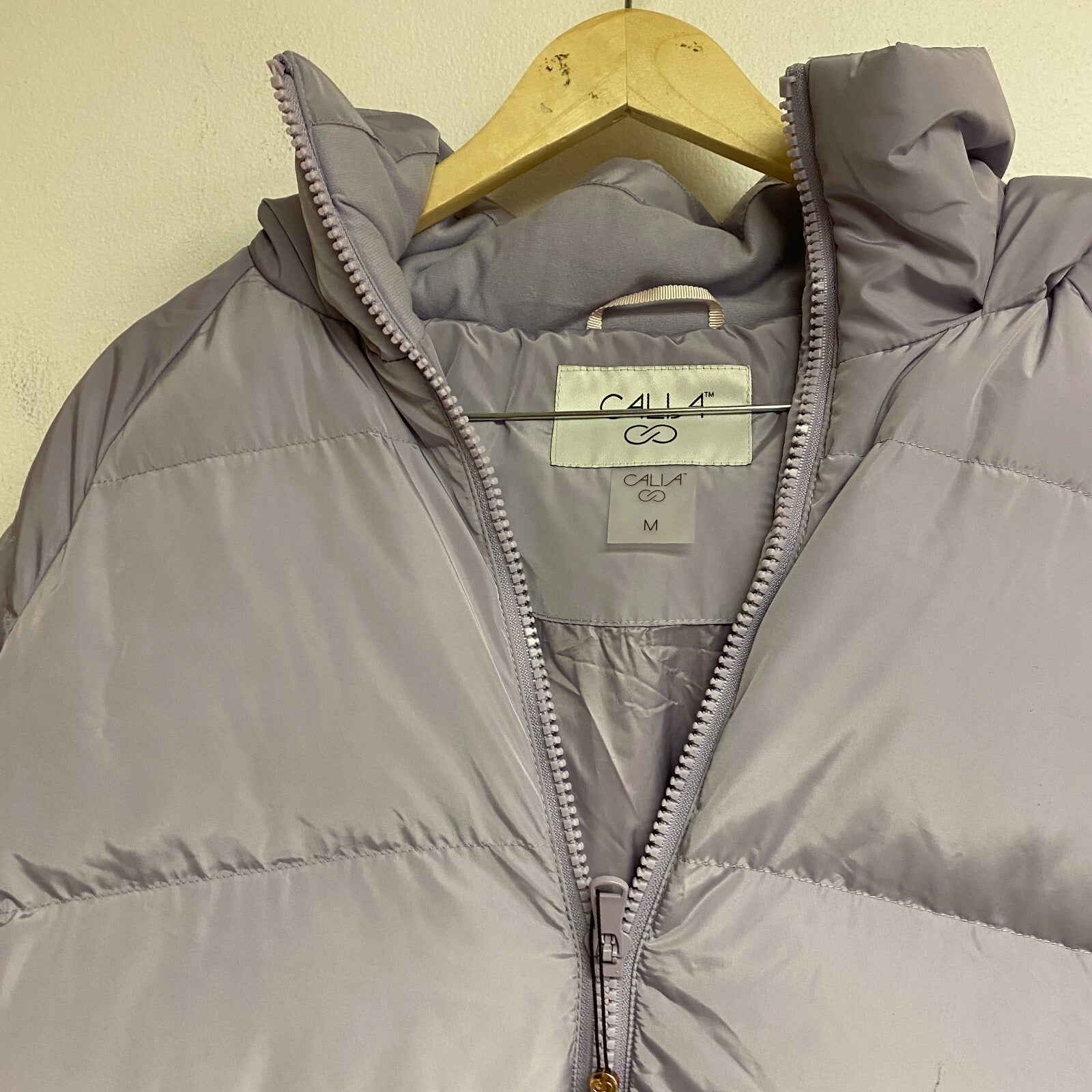 CALIA WOMENS OUTERWEAR LONG LINE SNAP PUFFER JACKET METAL LILLY  WAX36033 NEW!