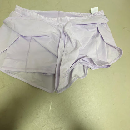 DSG Women's 3" Mid Rise 2-in-1 Short Woven Top Layer  Blooming Lilac DAW13201