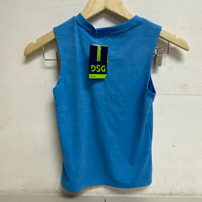 DSG Boy's Poly Muscle Tank Shining Blue / Dreamy Blue Summer Trendy DAB13119