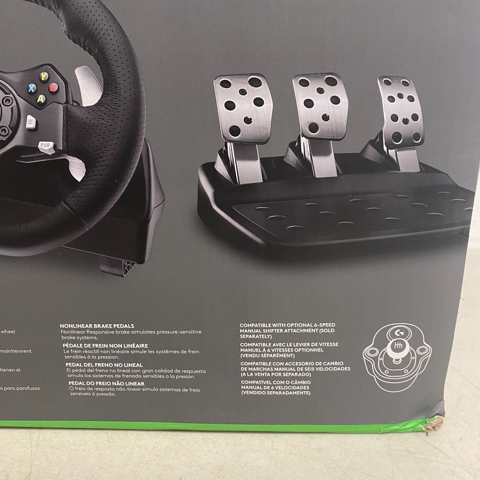 Logitech G920 Driving Force Racing Wheel & Pedals for Xbox Series X|S, Xbox New