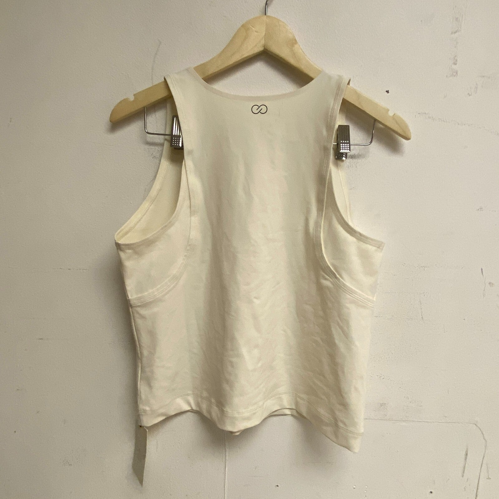 Calia Womens Essential Fitness Tank Unbleached Sleeveless Solid WAX31286