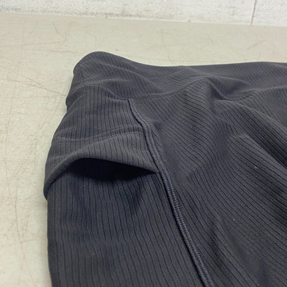 Alpine Design Women's Relaxed Fit High Rise Ribbed Skort Pure Black ADW13809