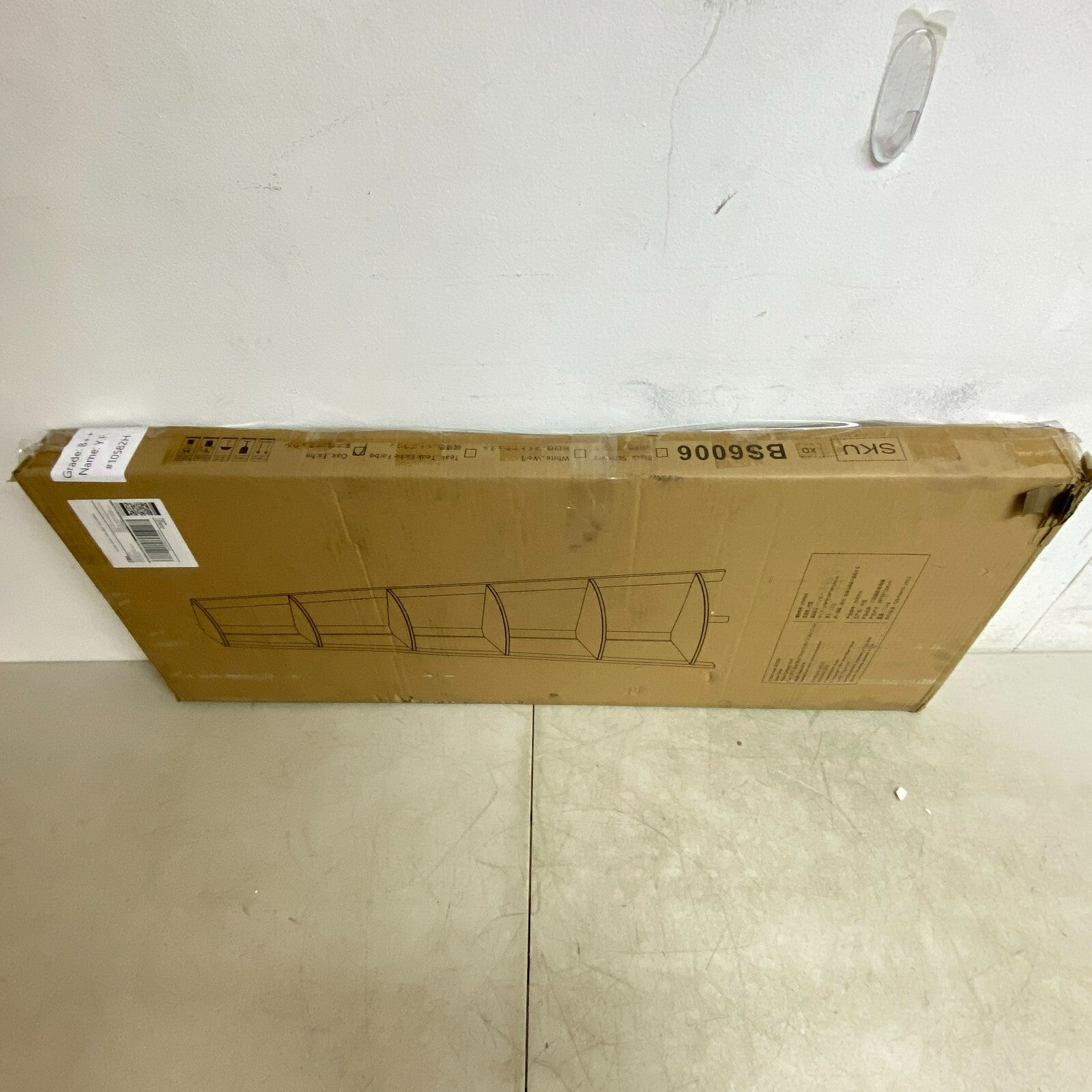 Cargopro Corner Shelf 14.96inx14.96inx72.45in - Oak Eiche BS6006