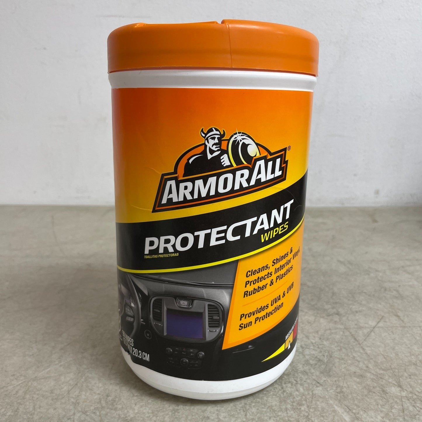 Armor All Original Protectant Wipes 90 Count Car Interior Vinyl Rubber Plastic