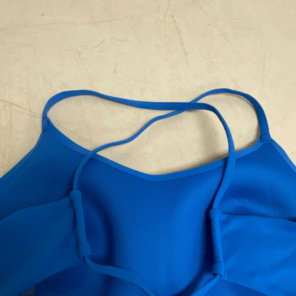 CALIA Women's Restore Strappy Back Bra Royal Blue Sleeveless Racerback WAX17372