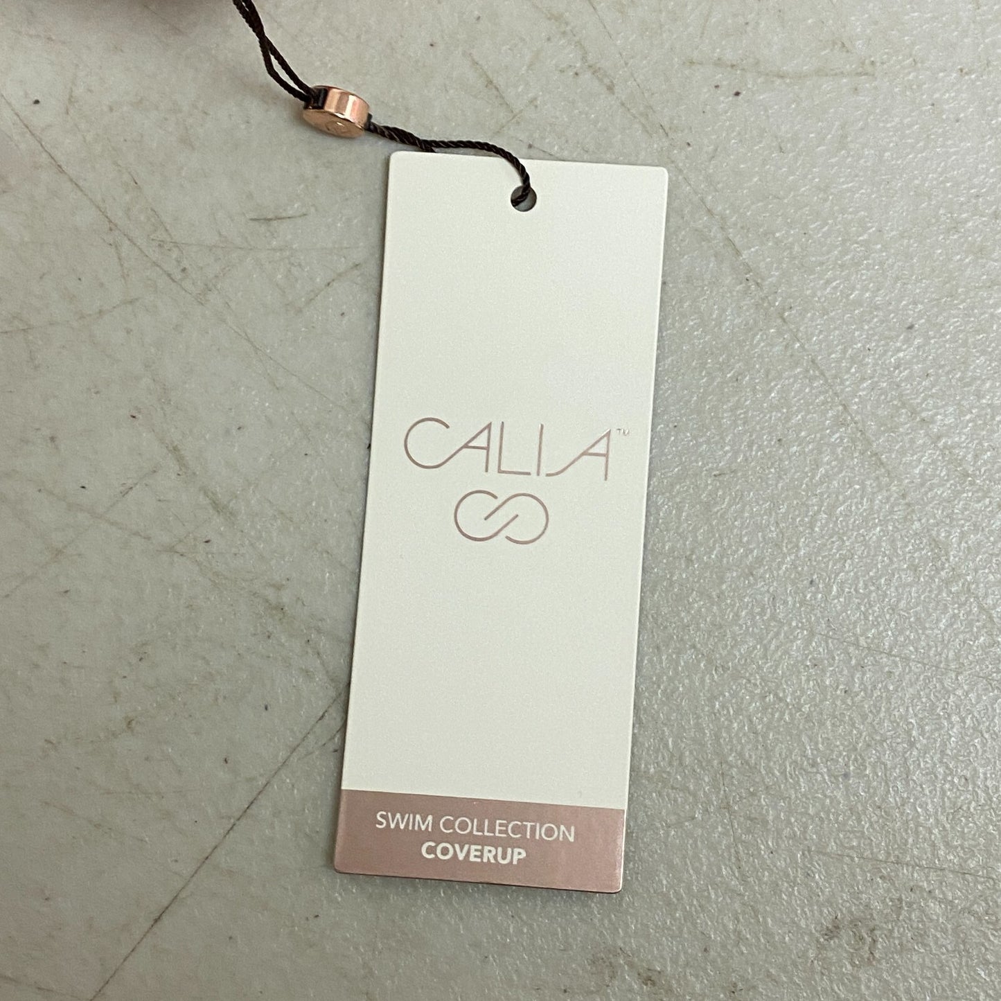 Calia Women's Sweater Knit Cover Up Mid Rise Swim Bottom Apricot Aura WSA23914