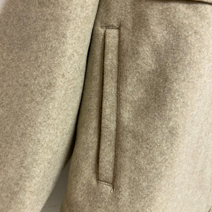 Calia Women's Elegant Patch Pocket Polyester Shacket Oatmeal Heather WAX31371