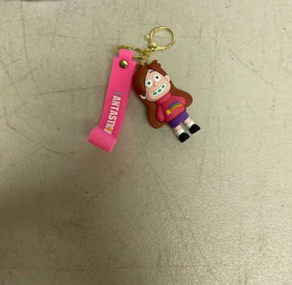 New Assorted Silicone 3D Gravity Falls Keychain with Mable Inspired Accessory