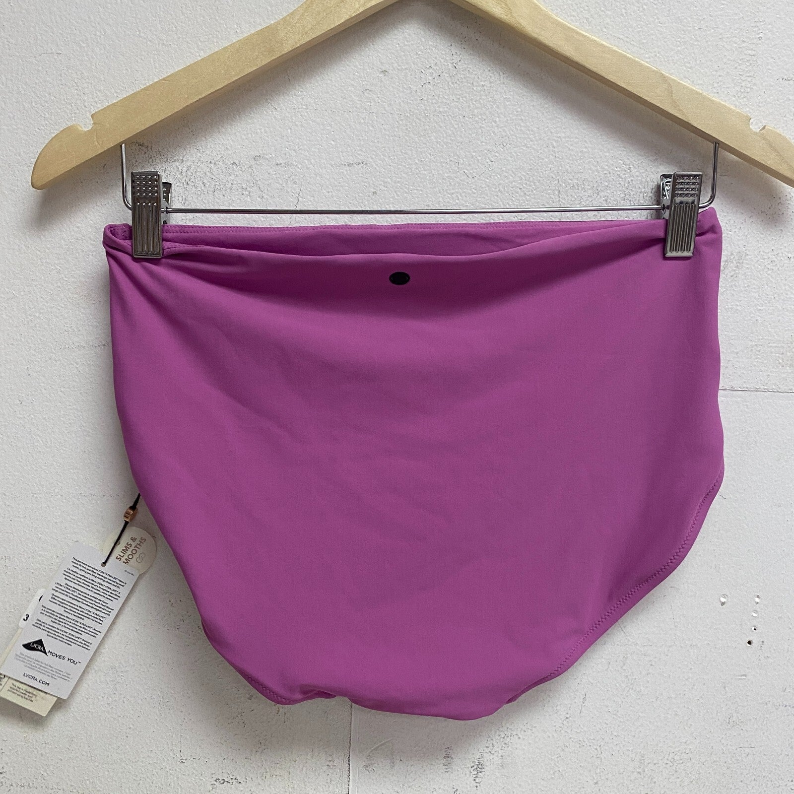 Calia Womens Power SculptSwim Bottom Mid Rise Geranium Purple bikini WSA22409