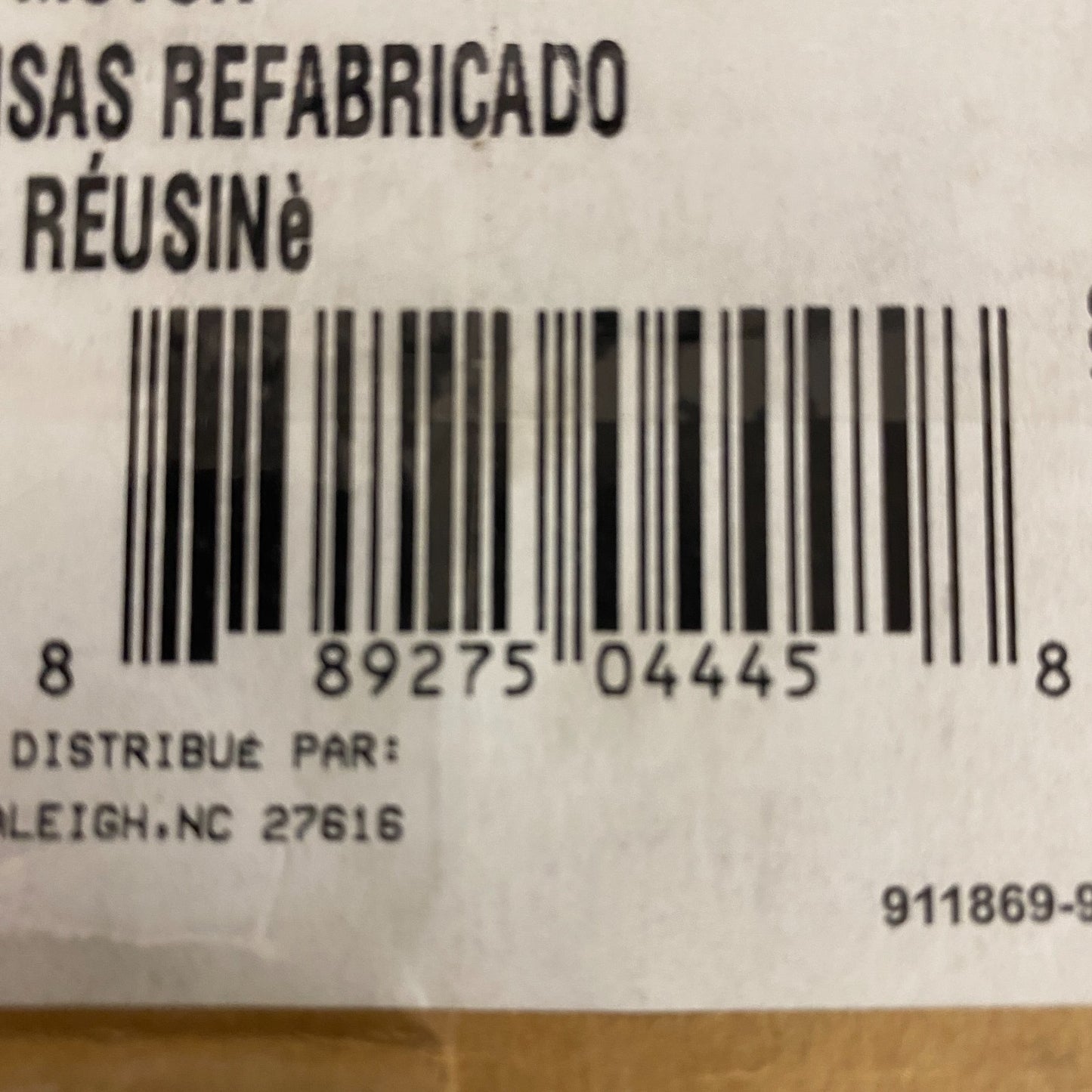 CARQUEST Premium Remanufactured Front Windshield Wiper Motor Black 40‑168