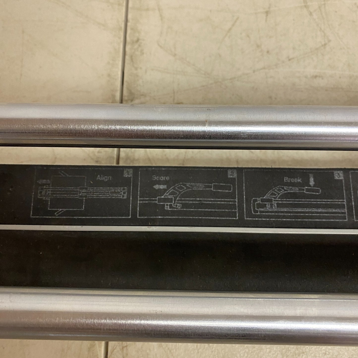 Kobalt 30 inch Tile Cutter 7/8 Cutting Wheel Up to 1/2 inch Thickness