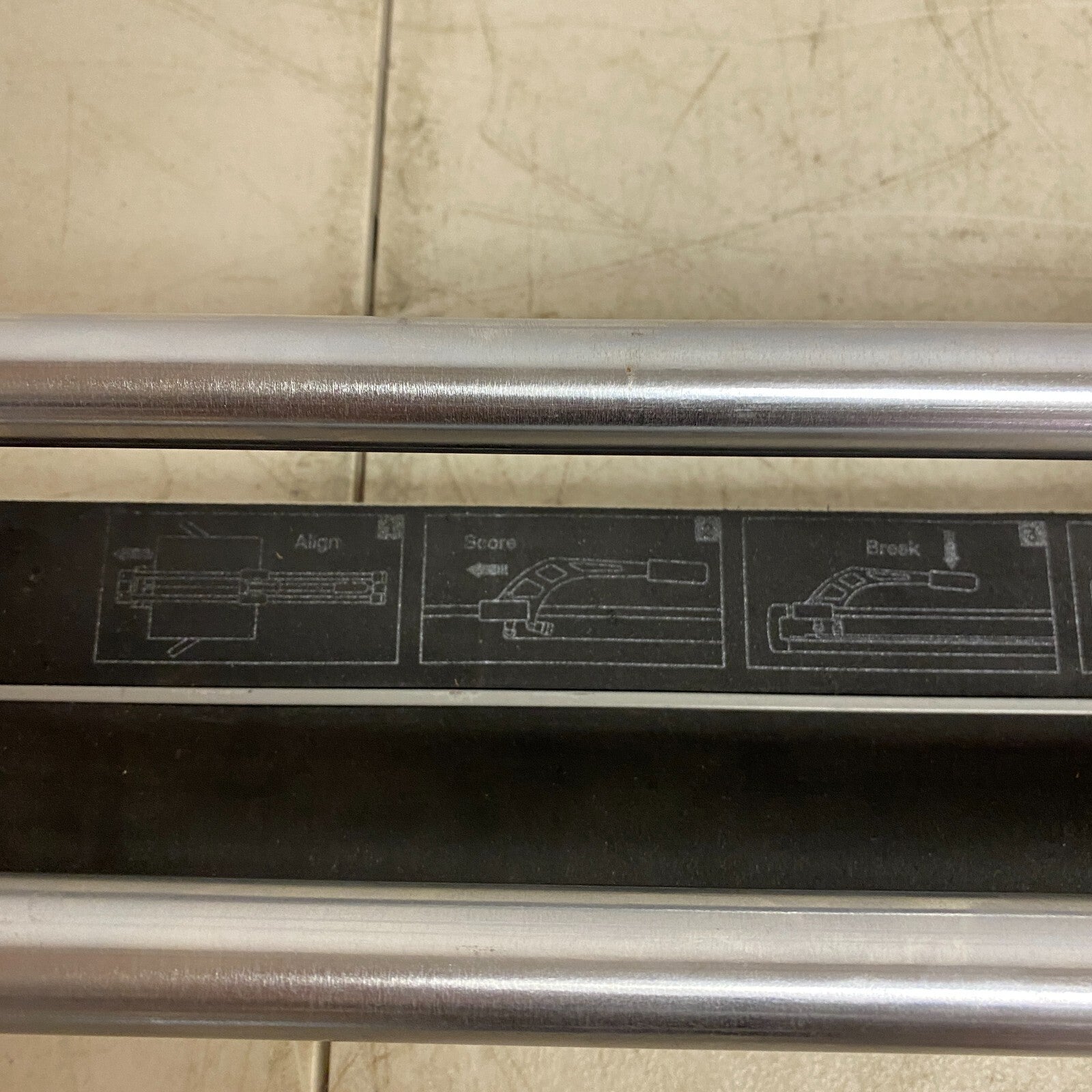 Kobalt 30 inch Tile Cutter 7/8 Cutting Wheel Up to 1/2 inch Thickness