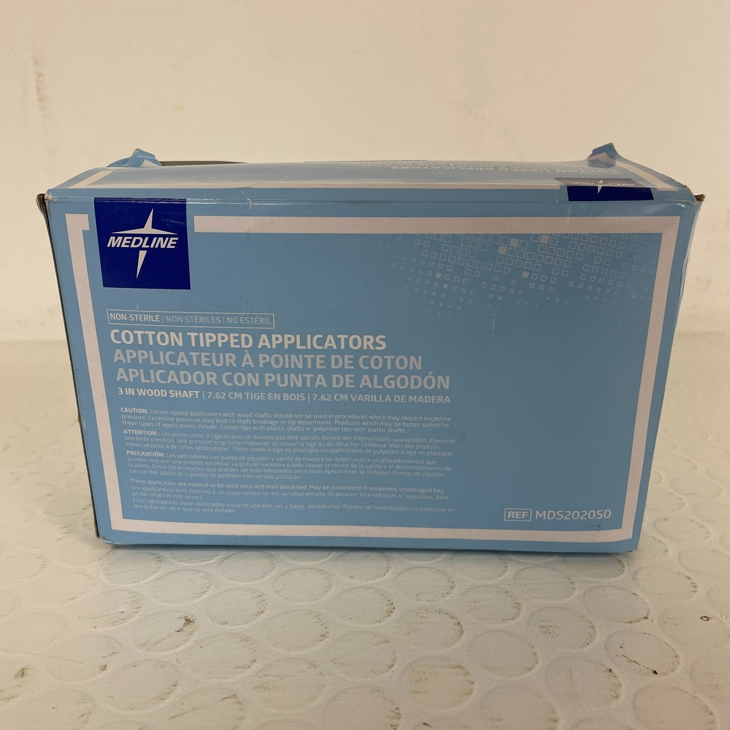 Medline Nonsterile Cotton Tipped Applicator Box of 1000