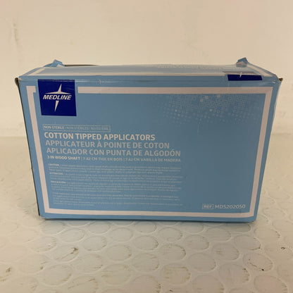 Medline Nonsterile Cotton Tipped Applicator Box of 1000