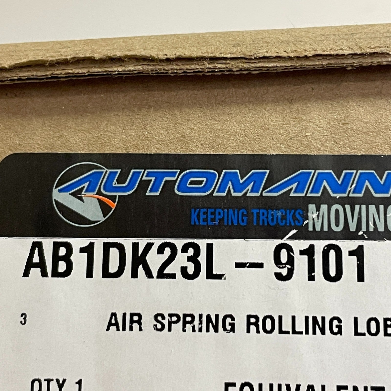 Automann Rolling Lobe Air Spring 5700lb @ 80 PSI 15.5" Height AB1DK23L-9101