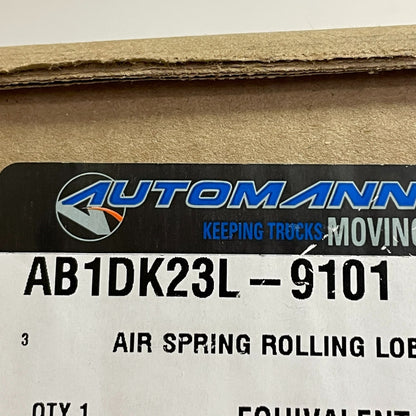 Automann Rolling Lobe Air Spring 5700lb @ 80 PSI 15.5" Height AB1DK23L-9101