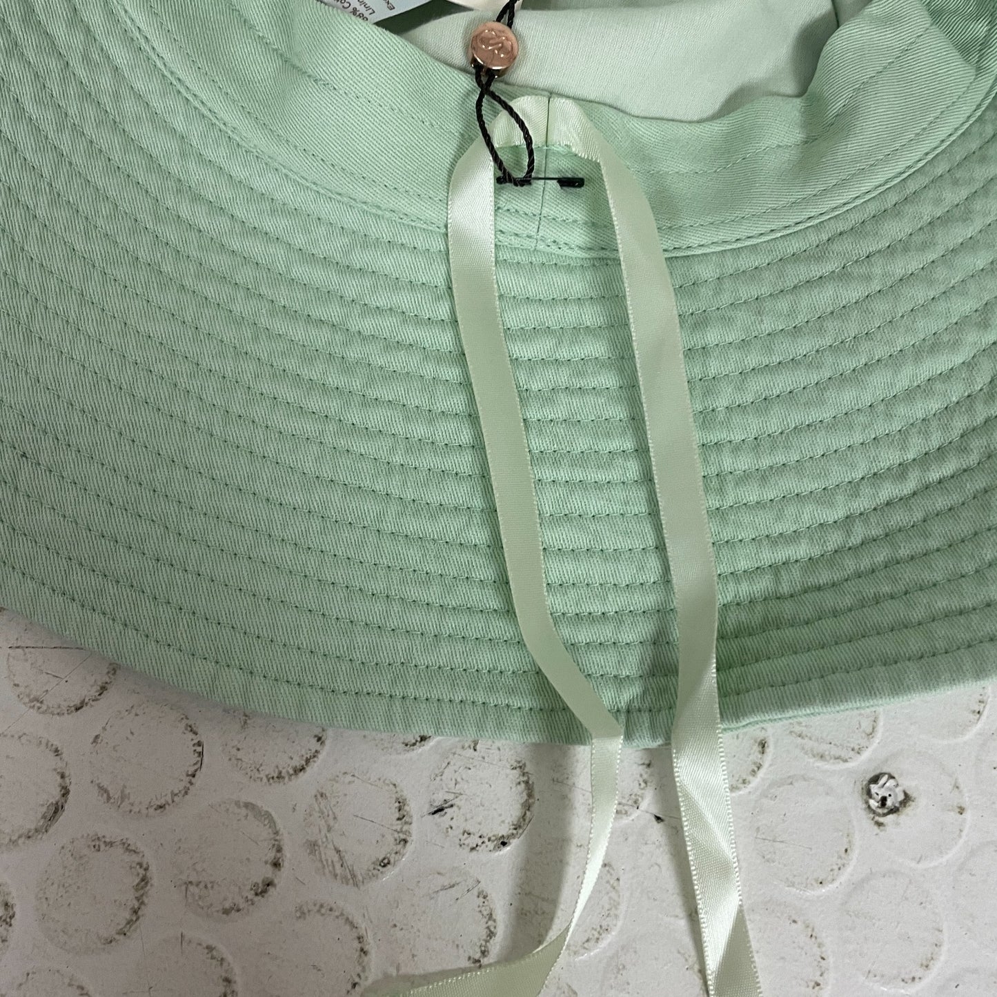 Calia Women’s Wide Brim Sun Hat Light Green CAC2304 NWT Adjustable Hat One Size