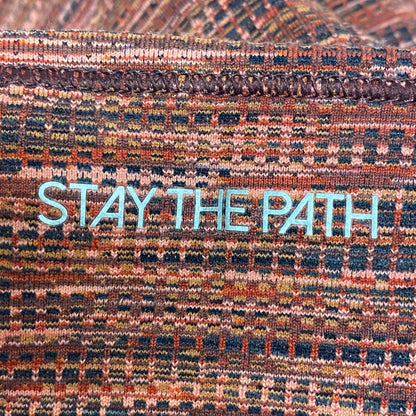 CALIA Women's Ultra High Rise Essential Jacquard 7/8 Legging Red Multi WAX32261