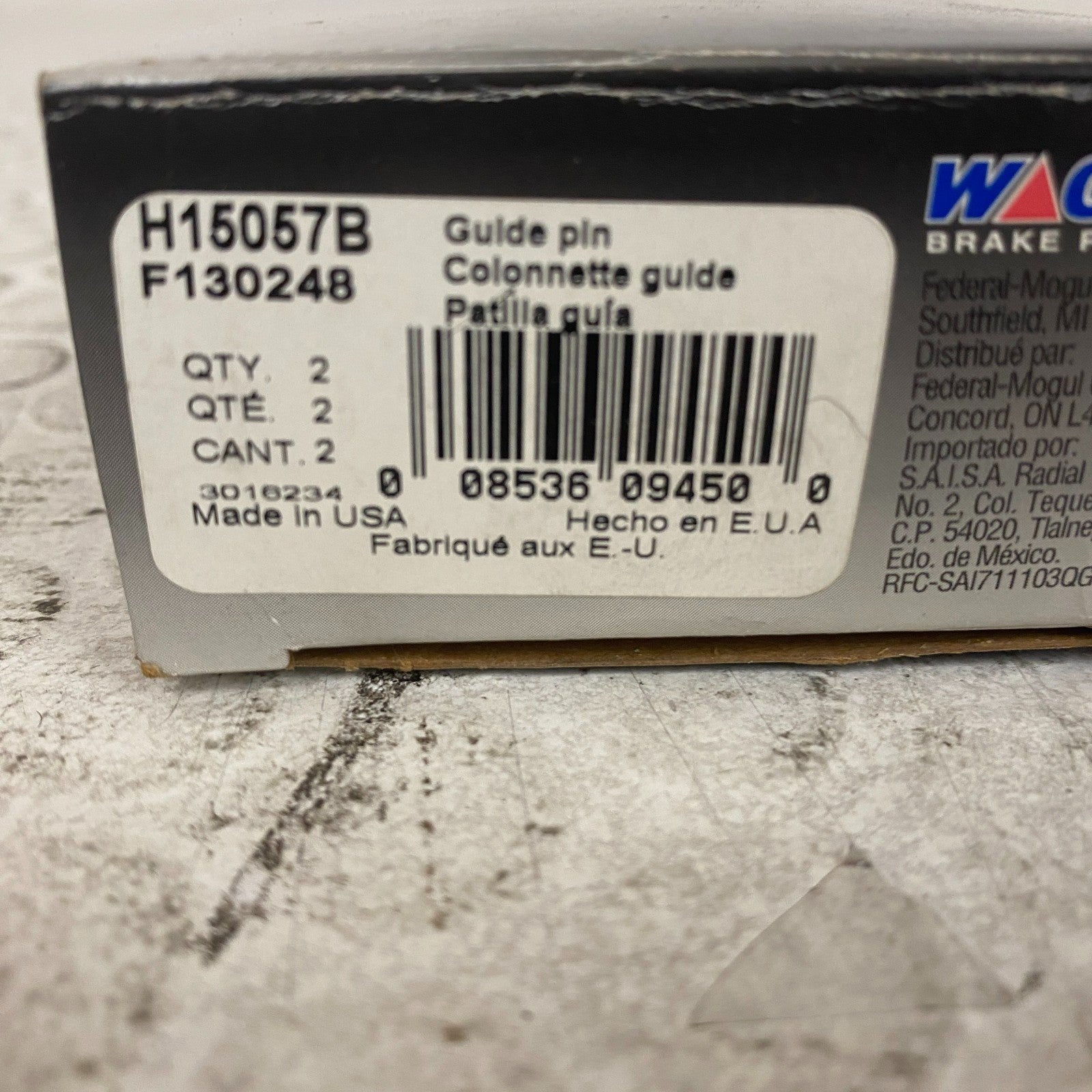 Wagner H15057B Disc Brake Caliper Bolt 1982-1999 Nissan Sentra