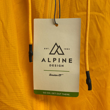 Alpine Design Women's Wind Hooded Jacket Solid Orange ADW13700 Brand New!