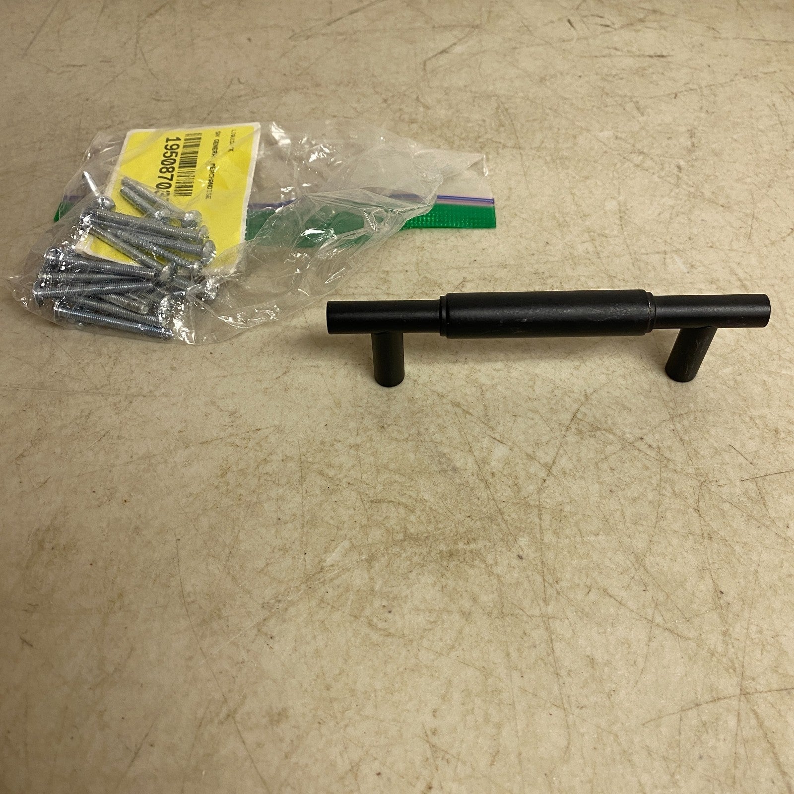 Signature Hardware Colmar 3‑3/4″ Solid Brass Cabinet Pull Matte Black (15 Count)