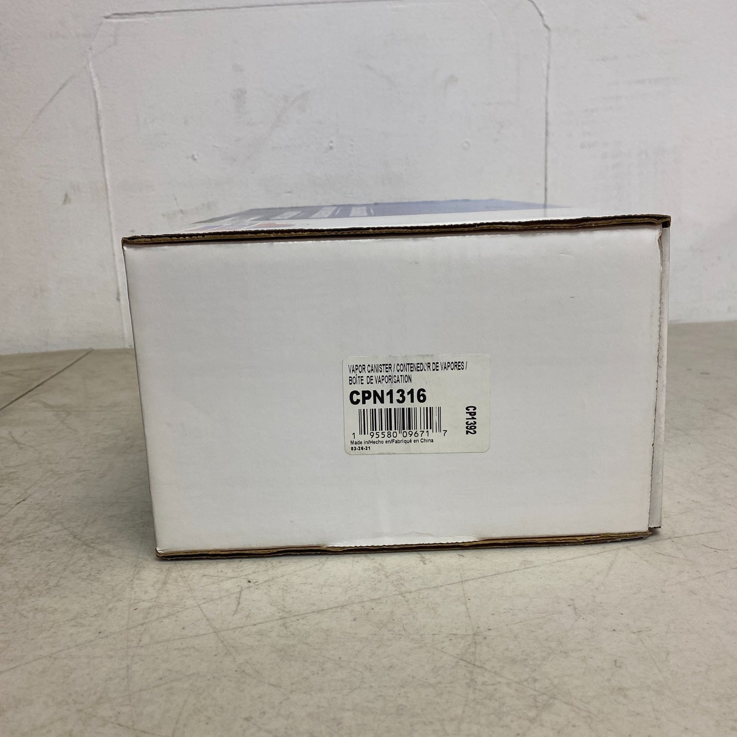 CARQUEST Premium Vapor Canister Charcoal Emission Canister Black CPN1316