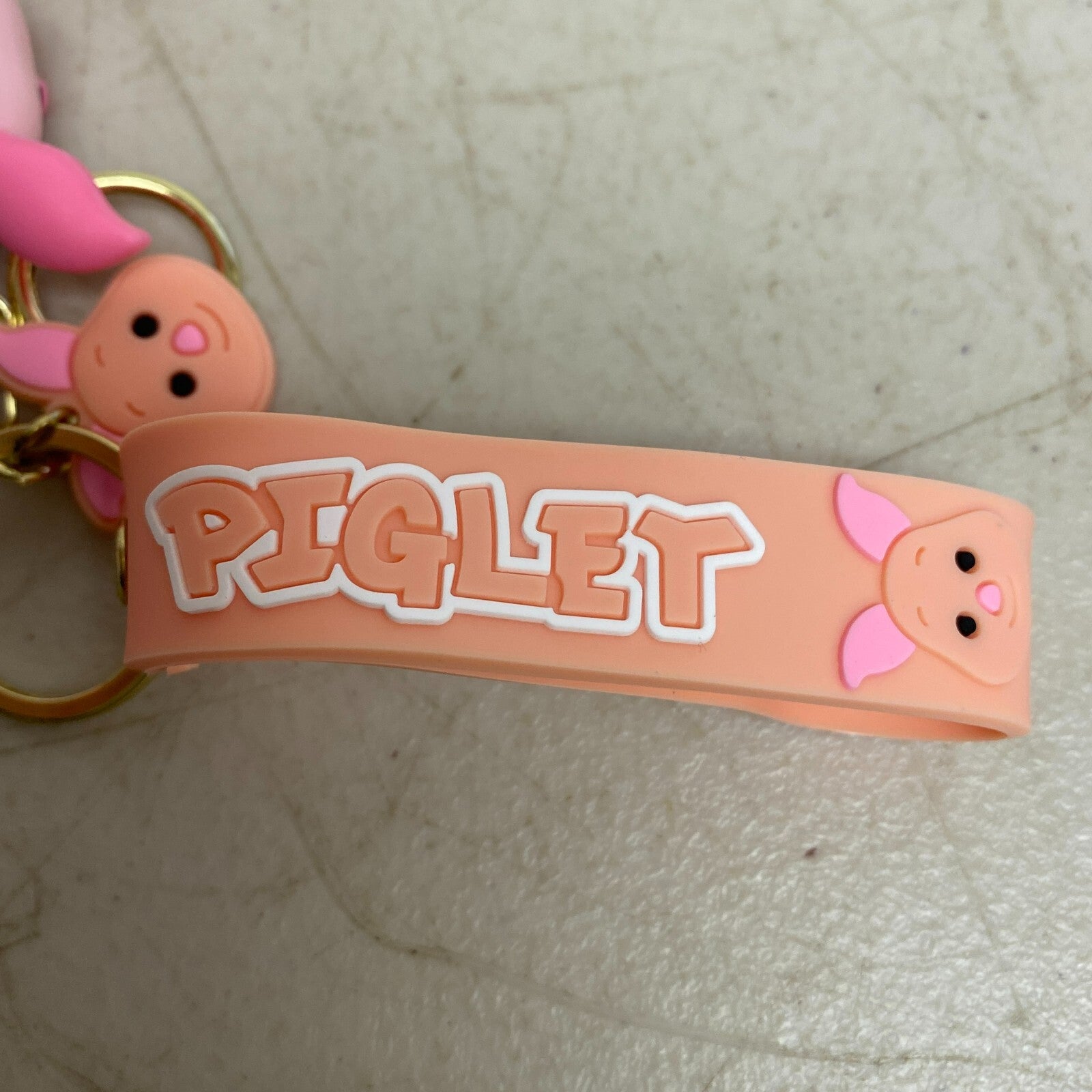 Assorted Silicone Winnie The Pooh Keychain Piglet Accessory