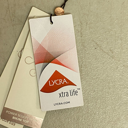 Calia Womens Powersculpt Swim Bikini Top Painterly Floral Multi WSA22208PRT