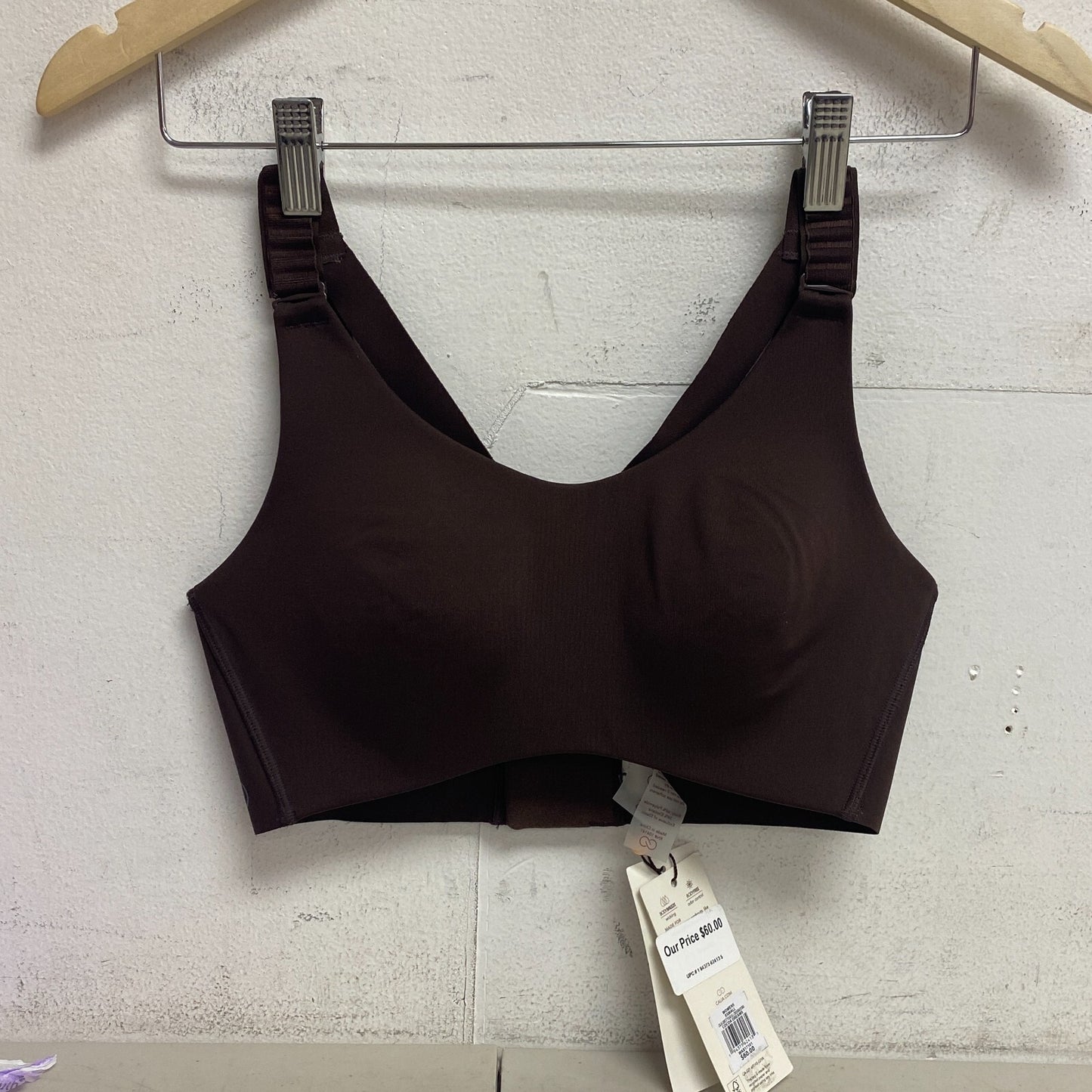 Calia Womens Give It Your All Crossback Bra Cocoa Dreams WAX17101 BRAND NEW