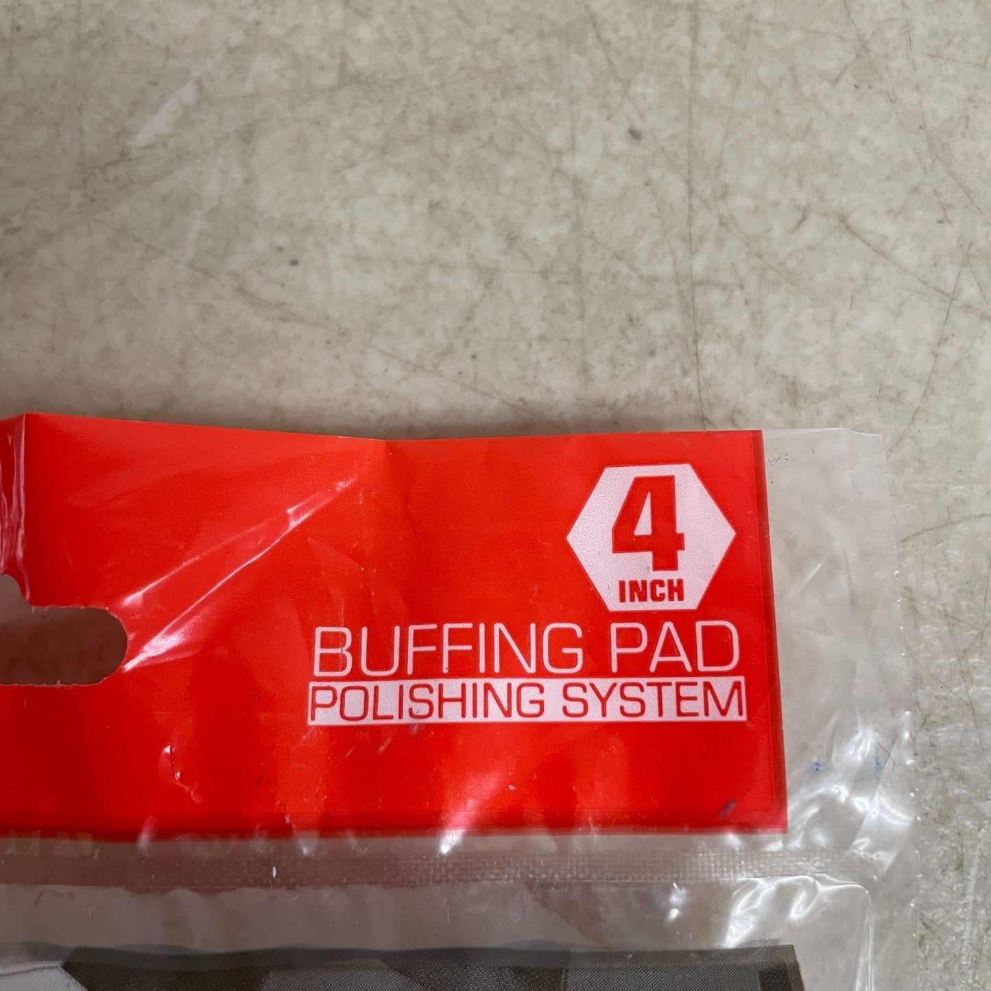 Chemical Guys Hex-Logic 4" Black Finishing Pad Hook-&-Loop BUFX_106HEX4