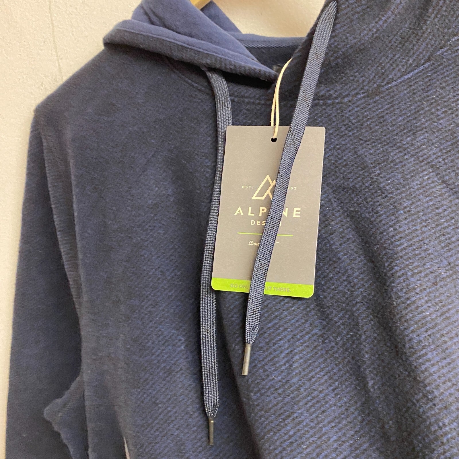 ALPINE DESIGN MENS AD M WANDERFUL HOODIE TWILL MYSTIC MIDNIGHT ADM23202P