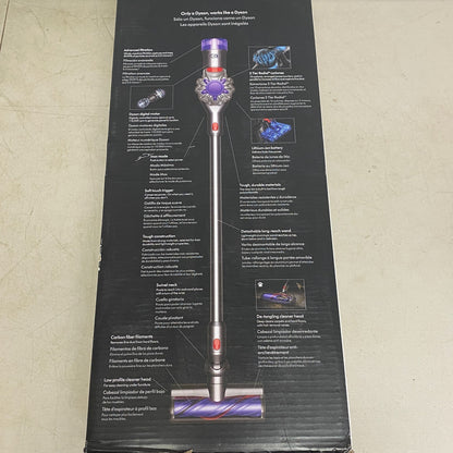 Dyson V8 Cordless Stick Vacuum Cleaner for Pet Hair Silver/Nickel 400473‑01