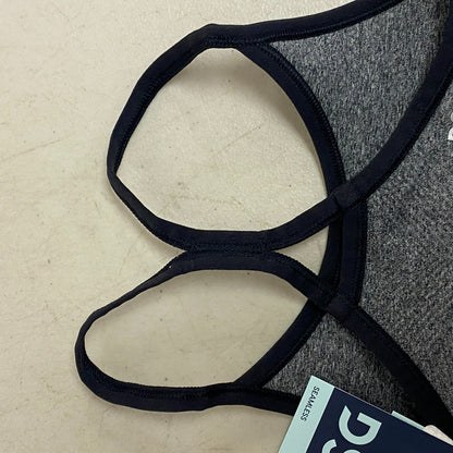 DSG Girls Semless Bra Pure Dark Heather Grey Solid  Sports Bra DAG10121
