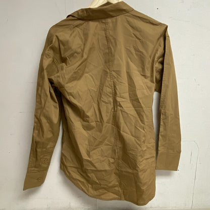 DSG TWITCH +ALLISON Women's Boyfriend Woven Button Down Sahara Sand BOSSW22104