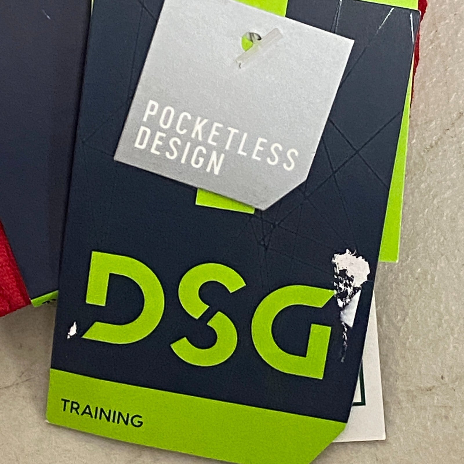 DSG Boy's 8" Training Pocketless Mesh Short Loose Fit Elastic Waist Tango Red