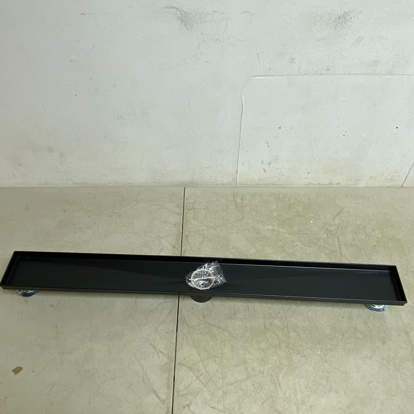 SIGNATURE HARDWARE 32" COHEN LINEAR TILE-IN SHOWER DRAIN-MATTE BLACK