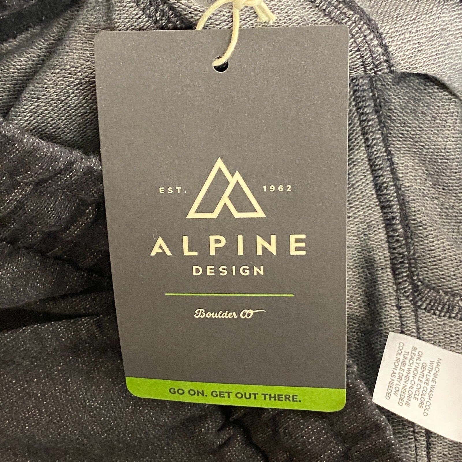 Alpine Design Men's AD Training Relaxed Fit Terry Short Phantom ADM12807 New!