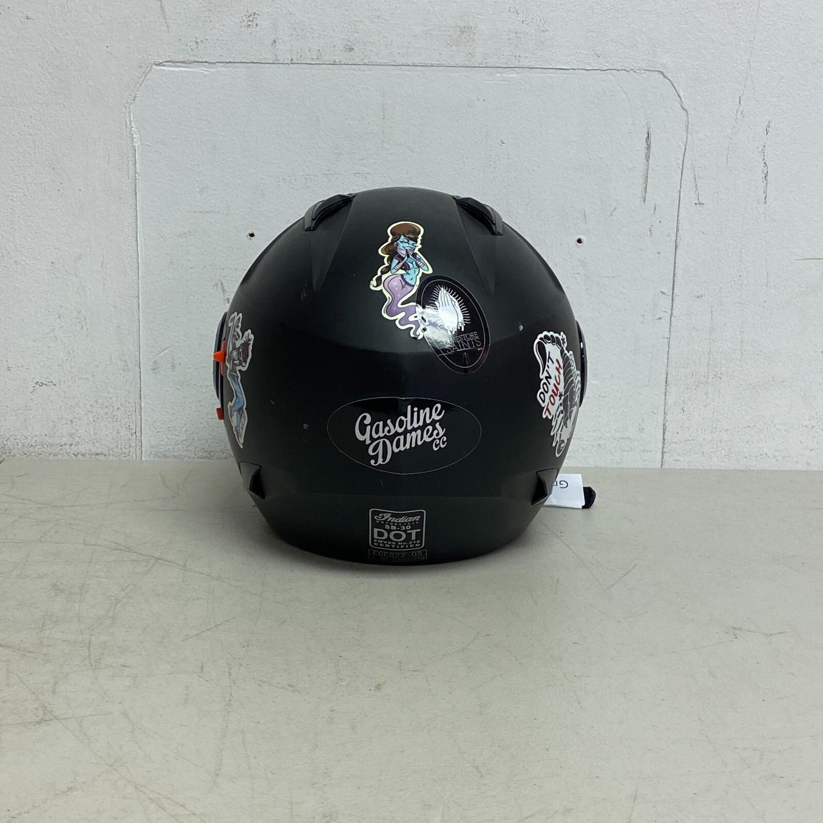 Indian Motorcycle Helmet w/Face Cover Size L Adjustable Under Shading cover Matt