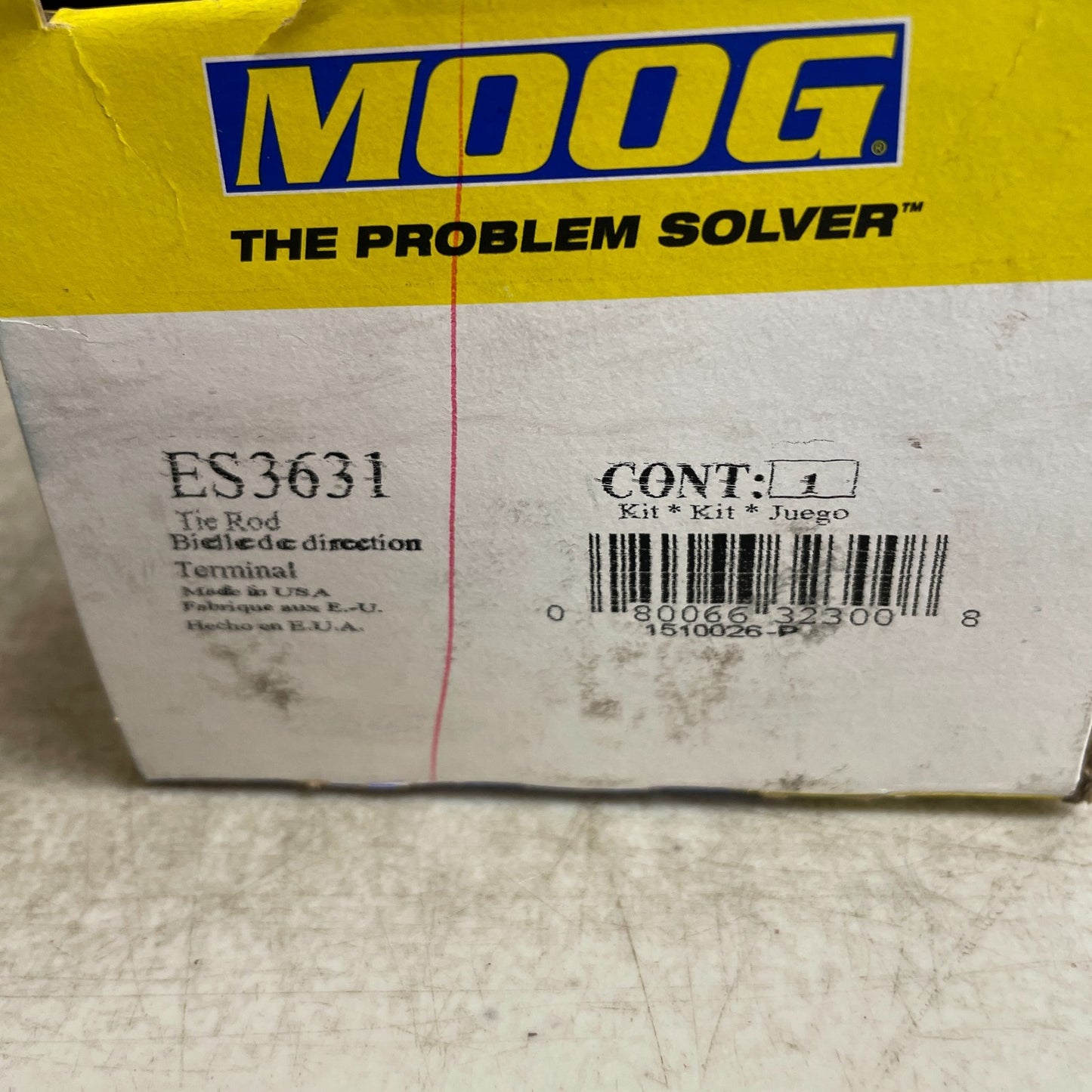 MOOG ES3631 Inner Steering Tie Rod End 1999-2005 Hyundai Sonata Kia Optima